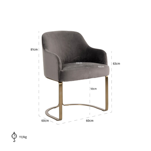 Heidi Stone Chair